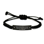 Funny Pediatrician Gifts Rope Bracelet for Christmas Unique Men Women Friends Family
