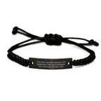 Sales Manager Rope Bracelet Gift from Friends to Celebrate Graduation with Humor Quote - 'If At First You Don't Succeed, Try Doing What Your Sales Manager Told You To Do The First Time.'