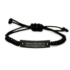 Funny Drawing Gifts for Men Rope Bracelet, Gifts from Family for Drawing Enthusiasts, Unique Christmas Unique Gifts
