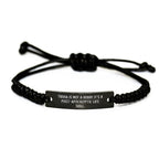 Trivia Enthusiast Rope Bracelet Gifts from Friends for Men, Women, and Trivia Buffs, Perfect for Christmas Unique Gifts