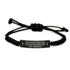 Funny Database Administrator Mom Rope Bracelet Gifts for Database Administrators, Custom Rope Bracelet for Men, Women, Friends, Coworkers, Family - Christmas Unique Gifts from Mom