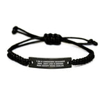 Funny Landscape Designer Gifts from Mom, I Am A Landscape Designer Mom. Just Like A Normal Mom Except Much Cooler., Birthday Unique Gifts for Landscape Designers, Rope Bracelet