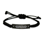 Funny Secretary Rope Bracelet Gifts for Men, Women, Friends, Coworkers, Family - Unique Graduation Unique Gifts from Men, Women, Friends, Coworkers, Family to Secretary - Image 1