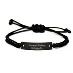 Funny Underwriter Gifts from Friends, Unique Rope Bracelet for Underwriter Men, Amazing Underwriter Quote, Adjustable Graduation Gift, Gifts from Men, Gifts for Underwriter