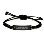 Funny Mail Carrier Rope Bracelet Gifts from Friends for Christmas Unique Accessories