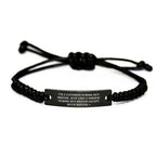 Funny School Bus Driver Gifts for Men - Hot Tattooed School Bus Driver Rope Bracelet, Christmas Unique Presents from Friends