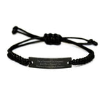 Funny Tax Preparer Gifts from Friends - I'm A Tattooed Tax Preparer Rope Bracelet for Men - Christmas Unique Accessories