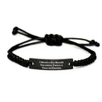 Florida Rope Bracelet for Men Women Friends - Gifts from Florida Lovers - 'I Need A Six Month Vacation Twice A Year To Florida' Rope Accessory for Christmas Unique Gifts