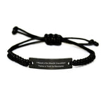 Gifts from Friends to Friends - Montana Rope Bracelet, 'I Need A Six Month Vacation Twice A Year To Montana' Funny Quote, Birthday Unique Gifts for Montana Enthusiasts