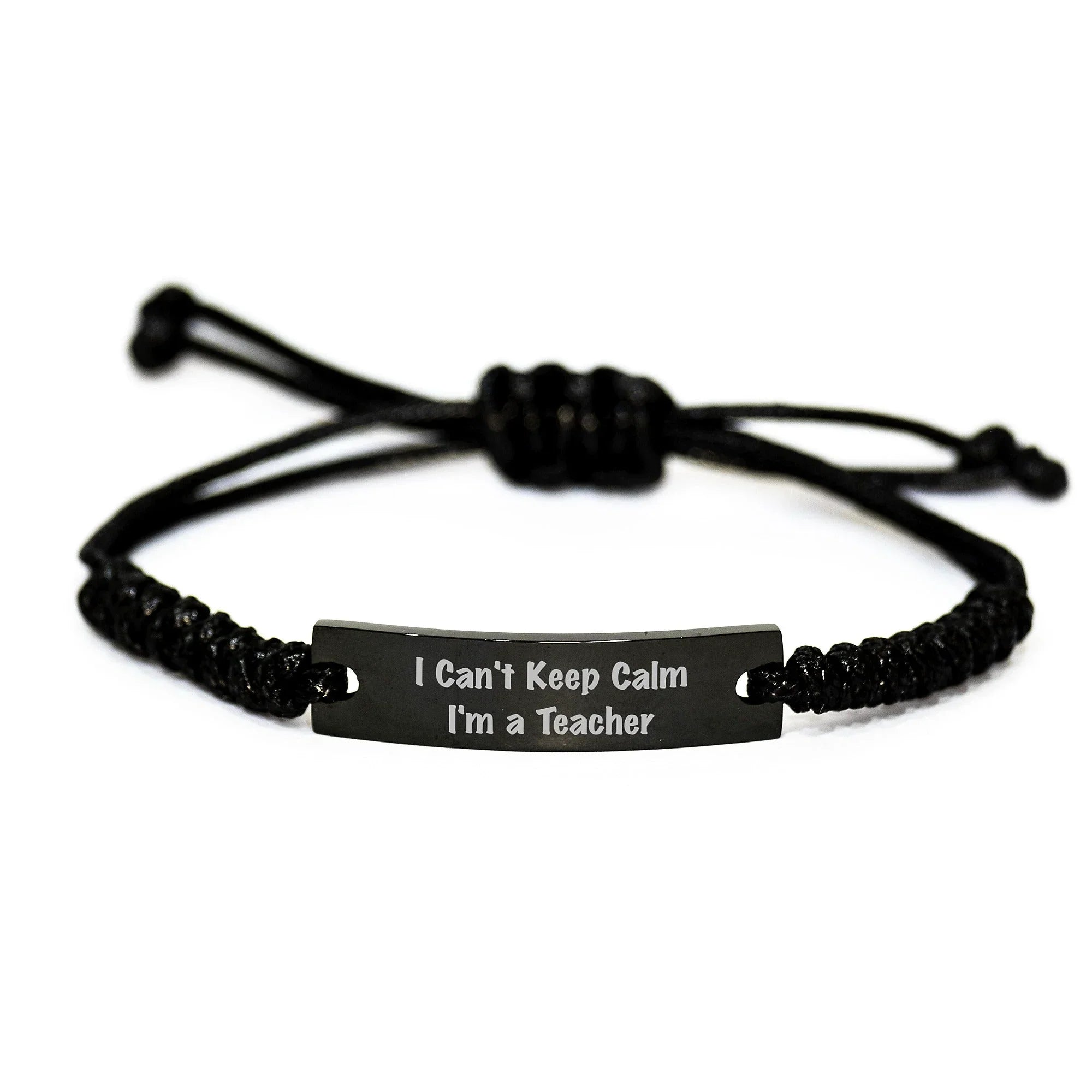 Funny Teacher Rope Bracelet Gifts from Friends for Christmas Unique Presents for Him Her
