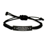 Funny Inspirational Chef Rope Bracelet Gifts from Family Friends for Christmas Unique Presents
