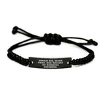 Reporter Inspired Rope Bracelet, 'Dream Big, Work Hard, And Become An Amazing Reporter.', Gifts for Reporter, Birthday Unique Presents from Friends, Family, or Coworkers