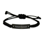 Funny Forester Rope Bracelet Gifts from Men to Future Forester Christmas Unique Presents