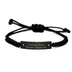 Funny Real Estate Investor Gifts from Friends, Rope Bracelet for Future Real Estate Investor, Birthday Unique Gifts