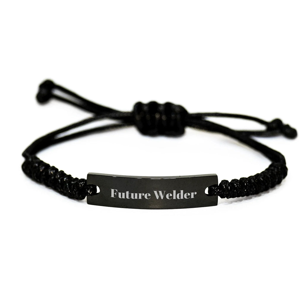 Funny Future Welder Rope Bracelet Gifts for Men Women Christmas Unique Presents from Family Friends Coworkers
