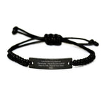 Paramedic Rope Bracelet - 'Caution: I'm A Retired Paramedic...' for Birthday Unique Gifts
