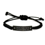 Funny Oriental Shorthair Cat Dad Rope Bracelet Gifts from Men for Valentine's Unique Lovers