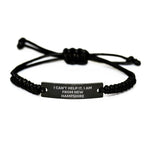 New Hampshire Rope Bracelet Funny Quote Gifts from Friends for Men Women Christmas Unique