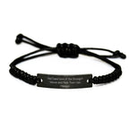 Funny Inspirational Quote Gifts from Friends and Family for Case Manager Women Rope Bracelet Christmas Unique Present