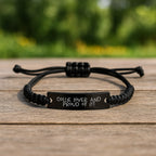 Collie Rope Bracelet Engraved Gift For Dog Lovers Valentine