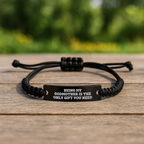 Funny Godmother Gifts from Mom to Goddaughter - Being My Godmother Rope Bracelet for Graduation Unique Gifts - Image 2
