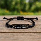 Funny Landscape Architect Rope Braces for Graduation Gifts from Friends, Co-workers, Family, 'Keep Calm, I'm (almost) A Landscape Architect.' Engraved Cord