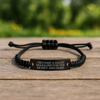 Unique Birthday Unique Gifts for Sales Manager from Friends Rope Bracelet Funny Quote - Image 2