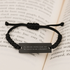 Firefighter Keepsake Rope Bracelet for Him Birthday Gift Bold - Image 3