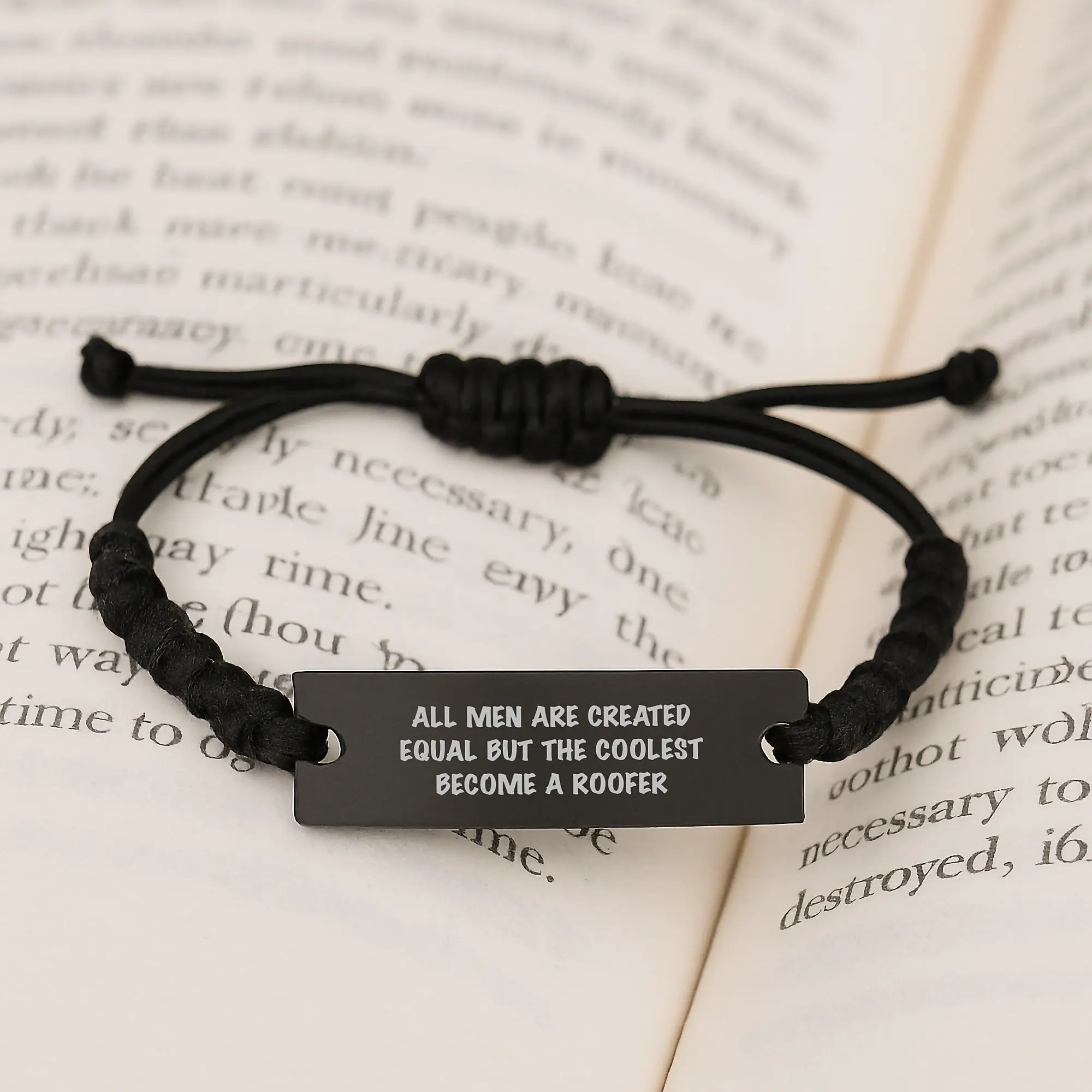 Birthday Gift Rope Bracelet for Her – Equal Men, Coolest Roofers - Image 3