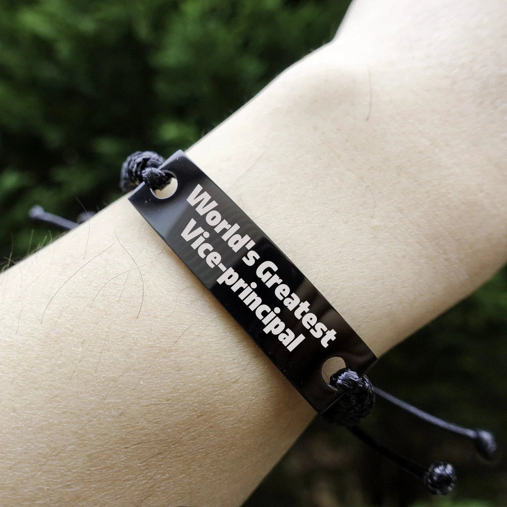 Powerful Vice Principal Rope Bracelet Adjustable Gift Perfect For Educators