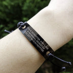 Funny Adjustable Minister Rope Bracelet With Interlaced Design Ideal Gift