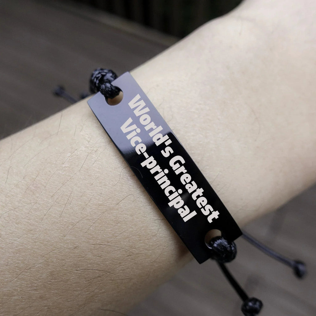Powerful Vice Principal Rope Bracelet Adjustable Gift Perfect For Educators