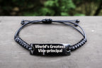 Powerful Vice Principal Rope Bracelet Adjustable Gift Perfect For Educators