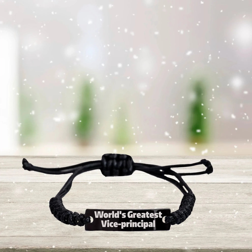 Powerful Vice Principal Rope Bracelet Adjustable Gift Perfect For Educators