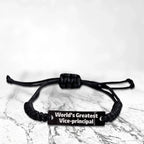Powerful Vice Principal Rope Bracelet Adjustable Gift Perfect For Educators