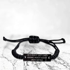 Bold Priest Rope Bracelet With Quote Great Birthday Gift For Him