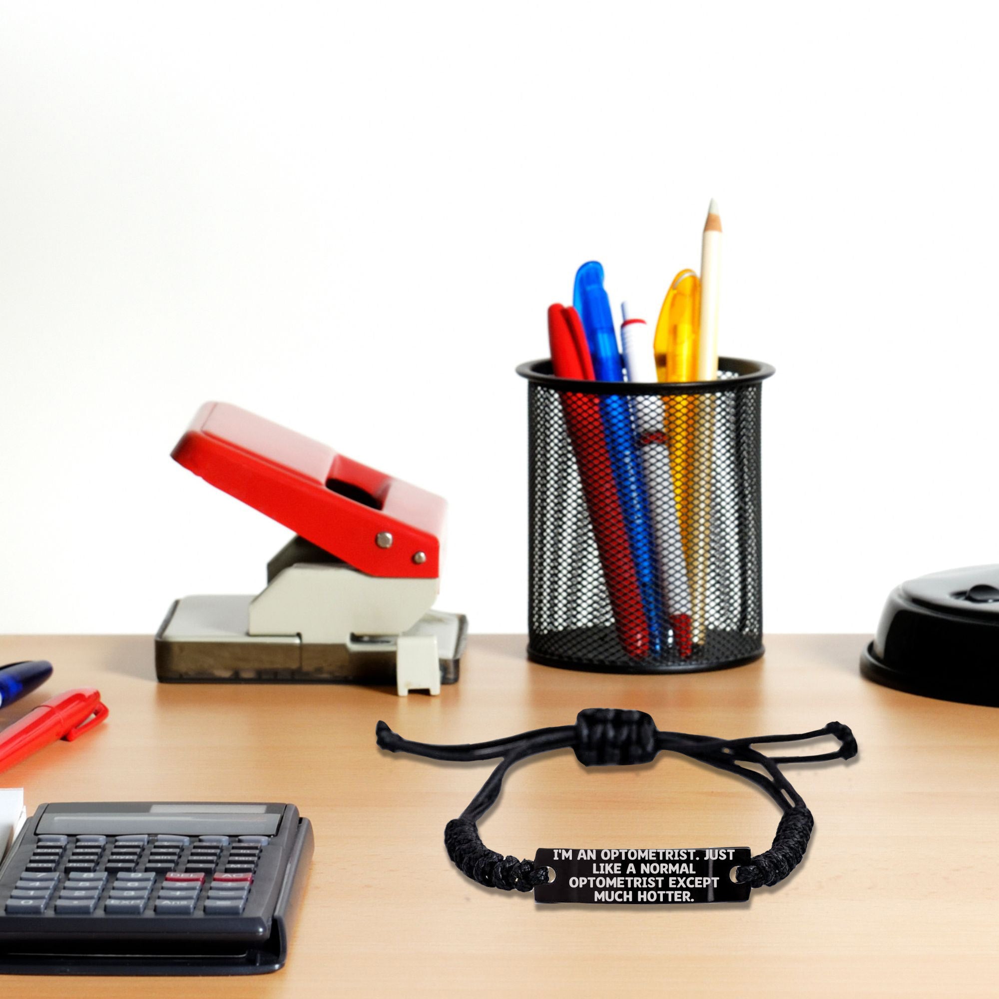 Bold Optometrist Rope Bracelet With Hotter Quote Ideal Gift