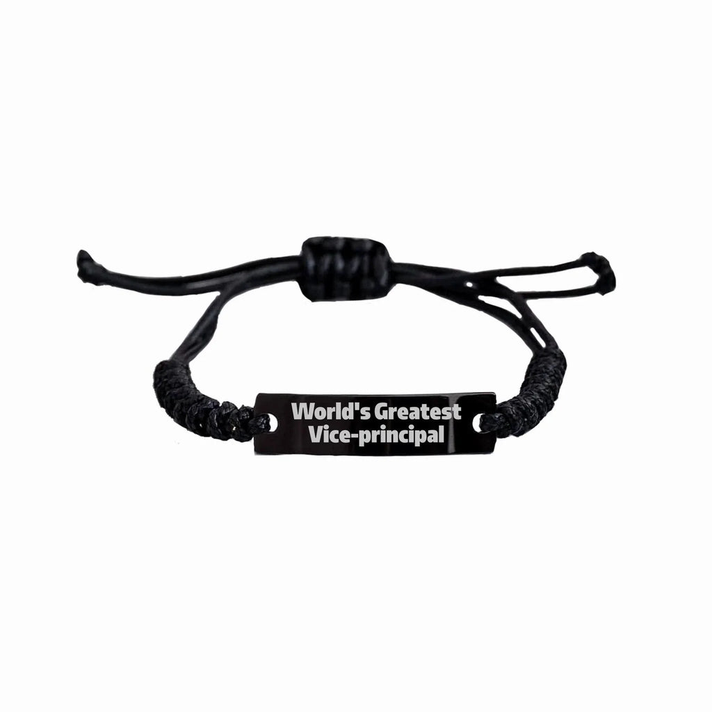 Powerful Vice Principal Rope Bracelet Adjustable Gift Perfect For Educators