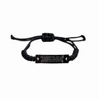 Funny Adjustable Minister Rope Bracelet With Interlaced Design Ideal Gift