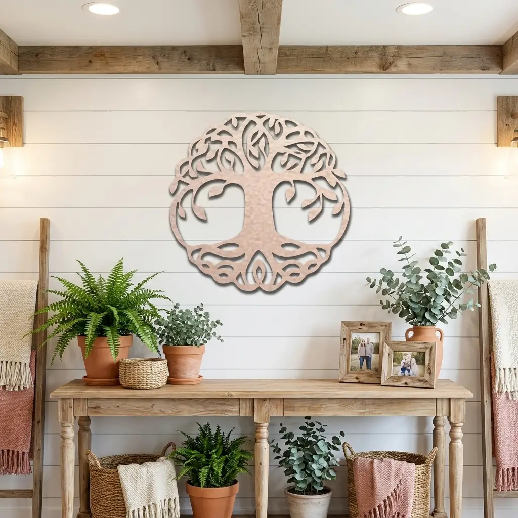 Tree of Life Metal Wall Art | Family Tree Wall Decor | Nature Inspired Home Sign | Housewarming & Family Gift | Made in USA