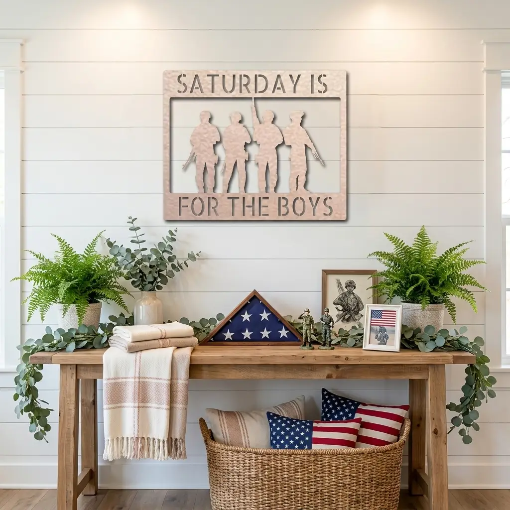 Soldier Custom Name Metal Sign Wall Art