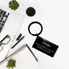 Sarcastic Actuary Keychain Gifts, Christmas Holiday Gifts for Actuary Birthday, Actuary: Because greatness is woven