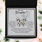 Daughter Birthday, Graduation, Christmas Inspirational Gift - See Your Beauty - Love Dancing Heart Pendant Necklace