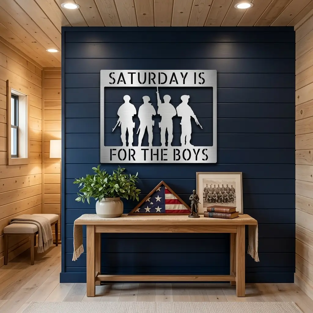 Soldier Custom Name Metal Sign Wall Art