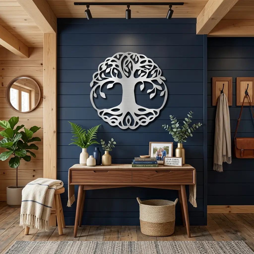 Tree of Life Metal Wall Art | Family Tree Wall Decor | Nature Inspired Home Sign | Housewarming & Family Gift | Made in USA