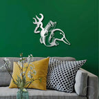 Wildlife Calling Fishing Deer Duck Hunting Metal Art Wall Sign
