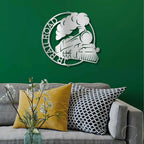 Steam Locomotive Train Custom Name Metal Art Wall Sign