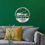 Tow Truck Custom Name Indoor Outdoor Steel Wall Sign