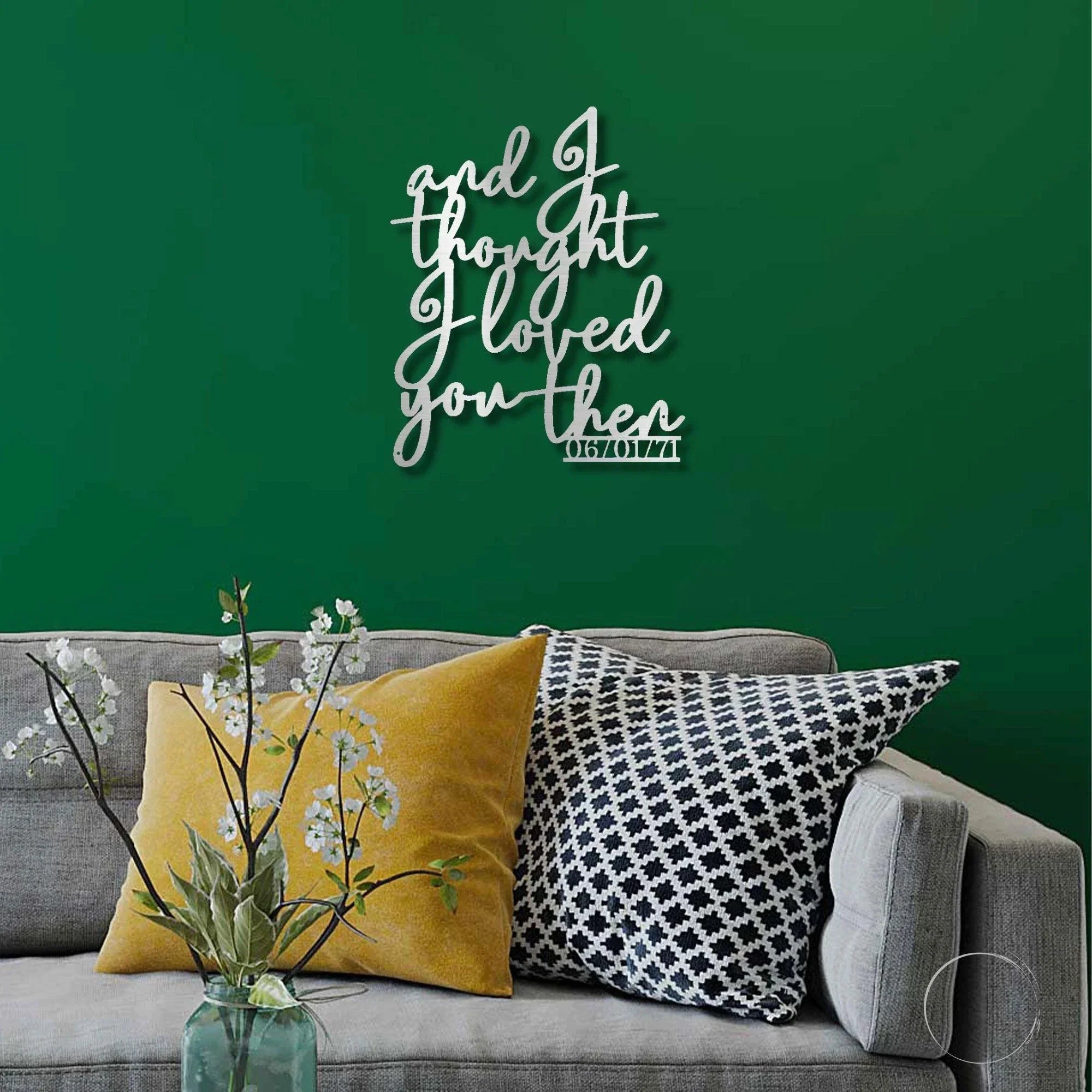 Ever Growing Love Custom Indoor Outdoor Steel Wall Sign