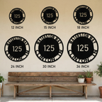 Personalized Address Sign, Custom House Number Sign, Outdoor Metal Address Plaque, Modern House Sign, Housewarming Gift